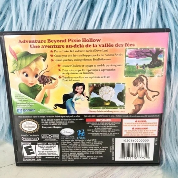 Nintendo DS Disney Tinkerbell And The Lost‎ Treasure Game, With Instructions - Picture 2 of 10